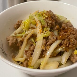 節約レシピ☆白菜と肉味噌炒め